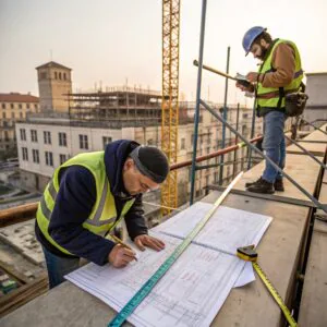 Ehitusgeodeesia kõrgusel – geodeetiline märkimine ja teostusmõõdistuse kontroll ehitusplatsil Eestis"